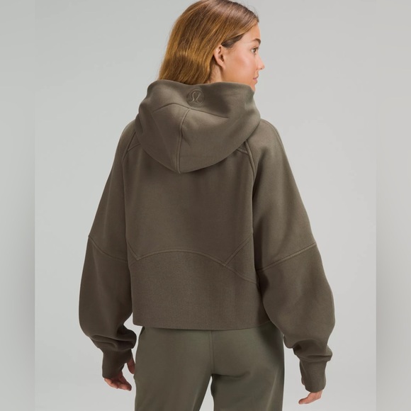 BNWT Lululemon scuba oversized full zip scuba hoodie XS/S Coban Brown - Picture 2 of 9